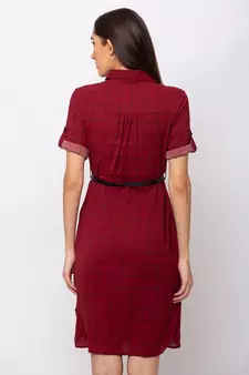 Sheczzar CHERRY Color Regular fit Midi Dress