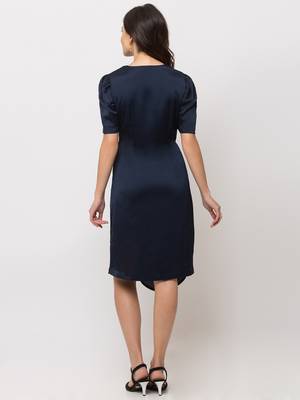 Sheczzar BLUE Color Regular fit Midi Dress 3