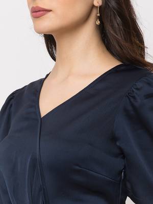 Sheczzar BLUE Color Regular fit Midi Dress 5