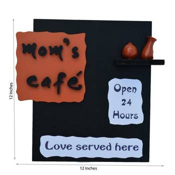 Wooden Mom's Cafe Wall Hanging 1