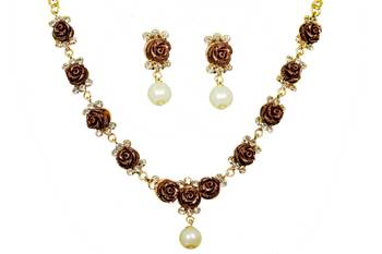 Flower Necklace Set 3