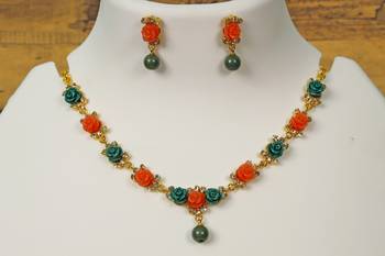 Flower Necklace Set 1