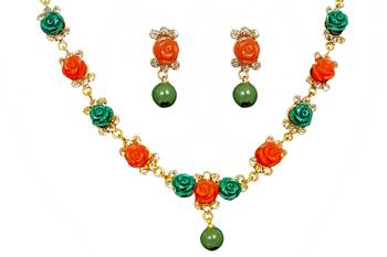 Flower Necklace Set 3