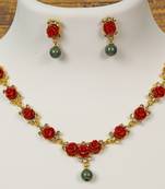 Flower Necklace Set