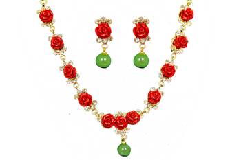 Flower Necklace Set 3