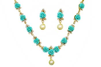 Flower Necklace Set 3