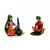 Combo of Rajasthani Craftman and Lady Statue