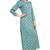 Pureint Women's Rayon Printed Kurta set with pant
