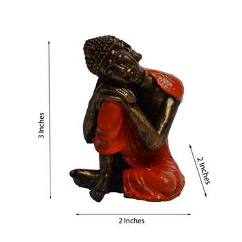 Multicolor Polyresin Buddha Statue 2