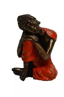 Multicolor Polyresin Buddha Statue