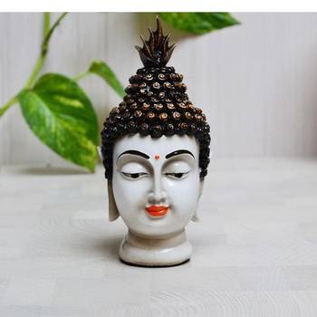 Polyresin Meditating Buddha Head 1