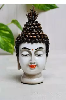 Polyresin Meditating Buddha Head
