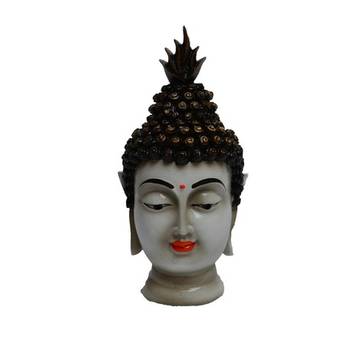 Polyresin Meditating Buddha Head 3