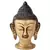 Metal Meditating Buddha Head