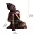 Metal Resting Buddha on Knee
