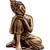 Metal Resting Buddha on Knee