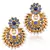 Blue chandbali