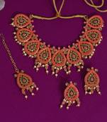 Red necklace-sets