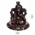 Metal Pagdi Lord Ganesha on Flower - Brown
