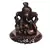 Metal Pagdi Lord Ganesha on Flower - Brown