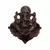 Metal Lord Ganesha with Diya on Leaf