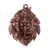 Metal wall hanging of Lord Ganesha Head on Creative Leaf