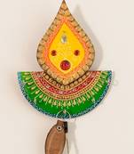 Papier-Mache Embossed Tilak Design 5 Hooks Key holder