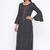 Ardozaa Women's Rayon Stripe Print Straight Kurta (Black)