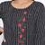 Ardozaa Women's Rayon Stripe Print Straight Kurta (Black)