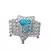 Glimmery Star Shape Crystal Tea Light Holder