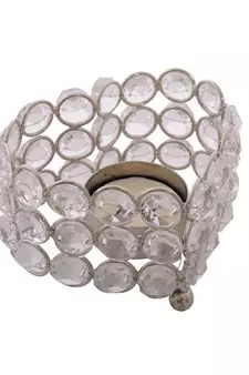 Love Moments Heart Shape Crystal Tea Light Holder