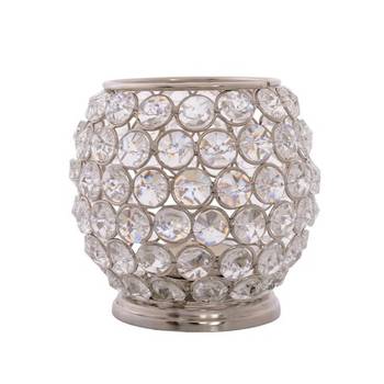 Love Moments Oval Shape Crystal Tea Light Holder 2