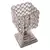 Love Moments Square Shape Crystal Tea Light Holder with Stand
