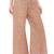 Purple printed cotton palazzo-pants