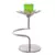 Sublime Curved Shape Crystal Tea Light Holder with Stand