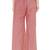 Red printed cotton palazzo-pants