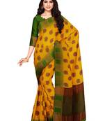 Mimosa Kanjivaram Style Art Silk Saree Color :  Mustard Yellow