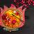Papier-Mache Lotus Design Multiutility Pooja Thali