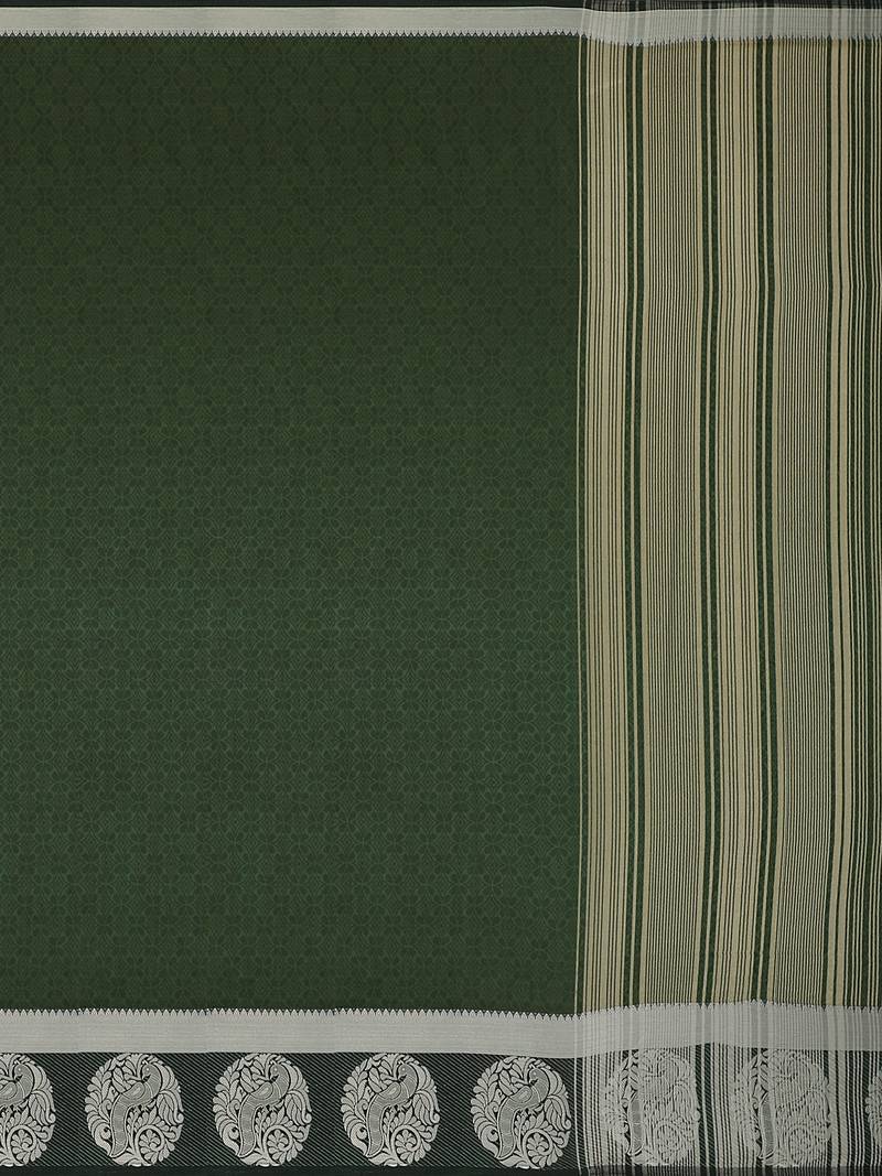 Mimosa Kanjivaram Style Art Silk Saree Color :  Green