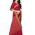 Mimosa Ikat Style Art Silk Saree Color :  Pink