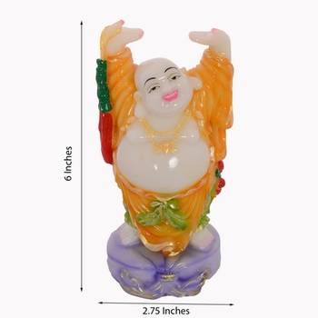 Feng Shui Laughing Buddha with Hands Up 2