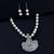 Amazing Oxidised Pendant White Pearl Mala Set  Jewellery set for Women