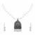 Designer Exclusive Oxidised Pendant White Pearl Jewellery set for Women