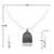 Designer Exclusive Oxidised Pendant White Pearl Jewellery set for Women