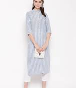 grey printed rayon kurti