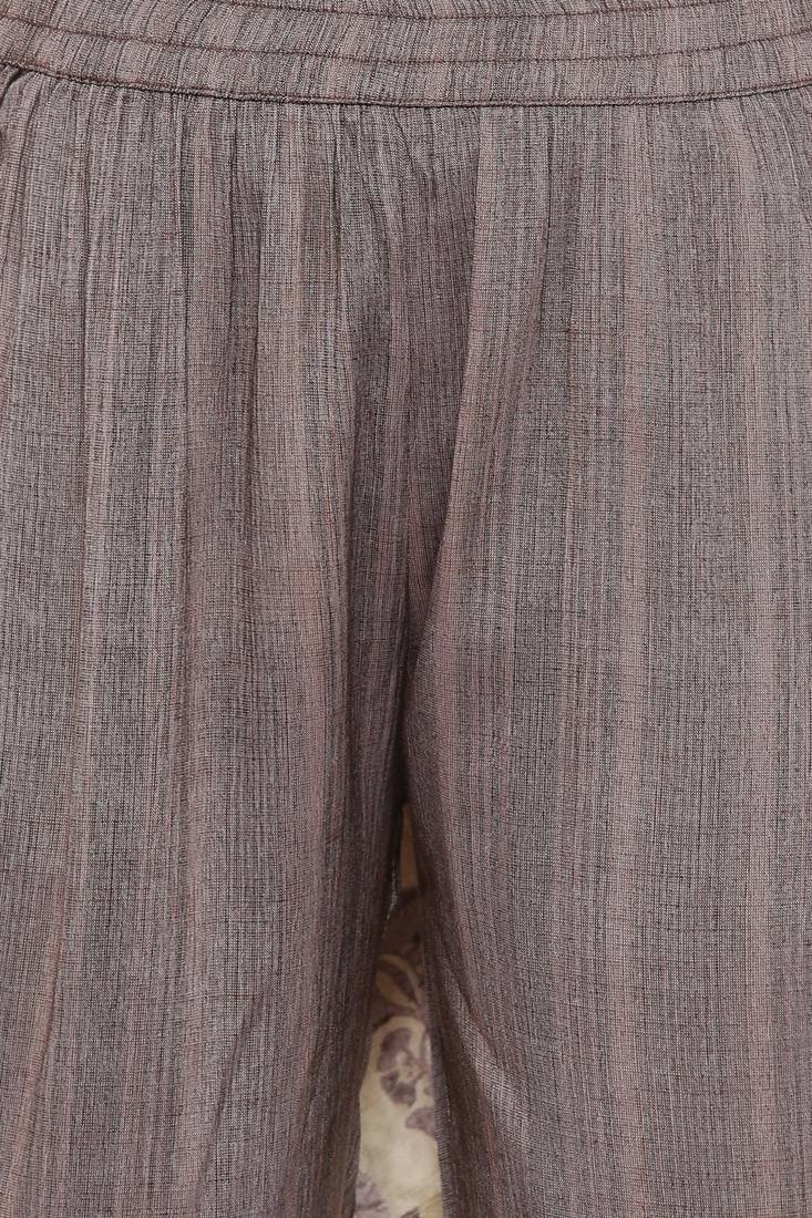 Ardozaa Women's Modal Chanderi Printed Straight Kurta Pant Set (Cream)