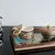 Multipurpose Gemstone Filled 12 Sq Brown Wooden Utility Tray