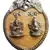 Shubh Labh Metal Wall Hanging of Laxmi-Ganesha