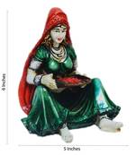 Polyresin Rajasthani Lady Showpiece