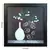 Abstract Pot Theme Satin Matt Texture Framed UV Art Print